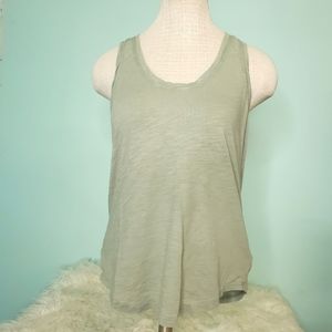 GAP sage green flowy tank size small